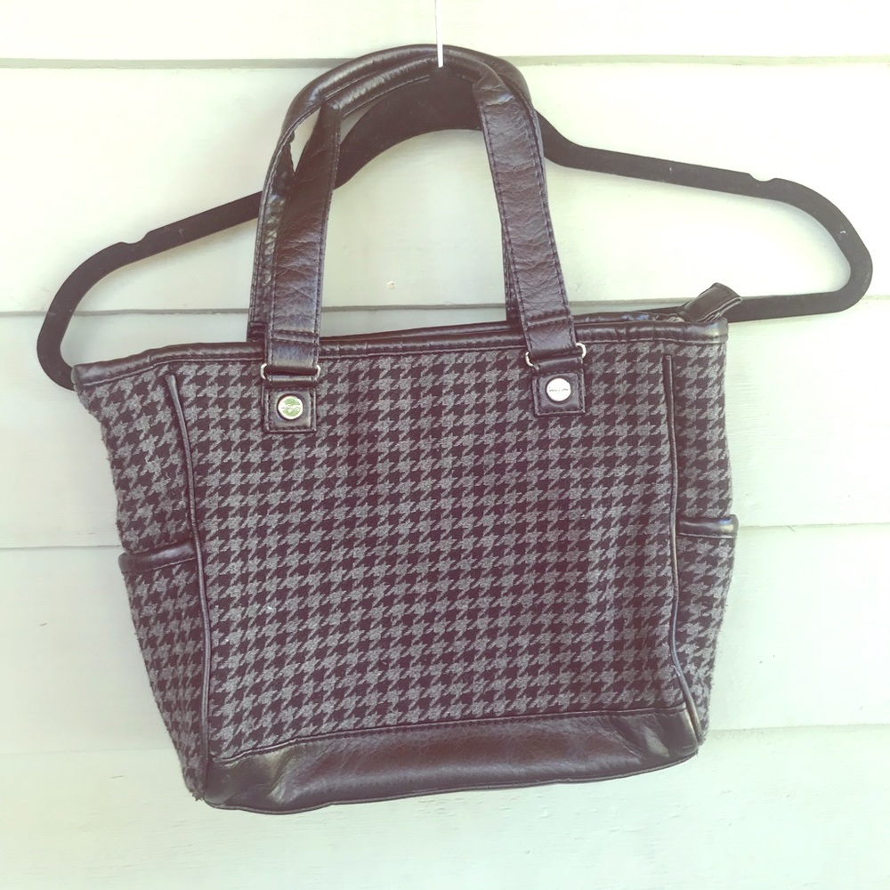 Houndstooth bag